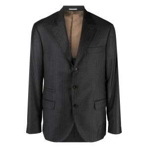 Wool Tailored Jacket "Dark Grey" BRUN2289
