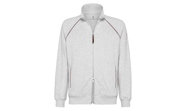 Zip-Up Track Jacket "Pearl" BRUN892