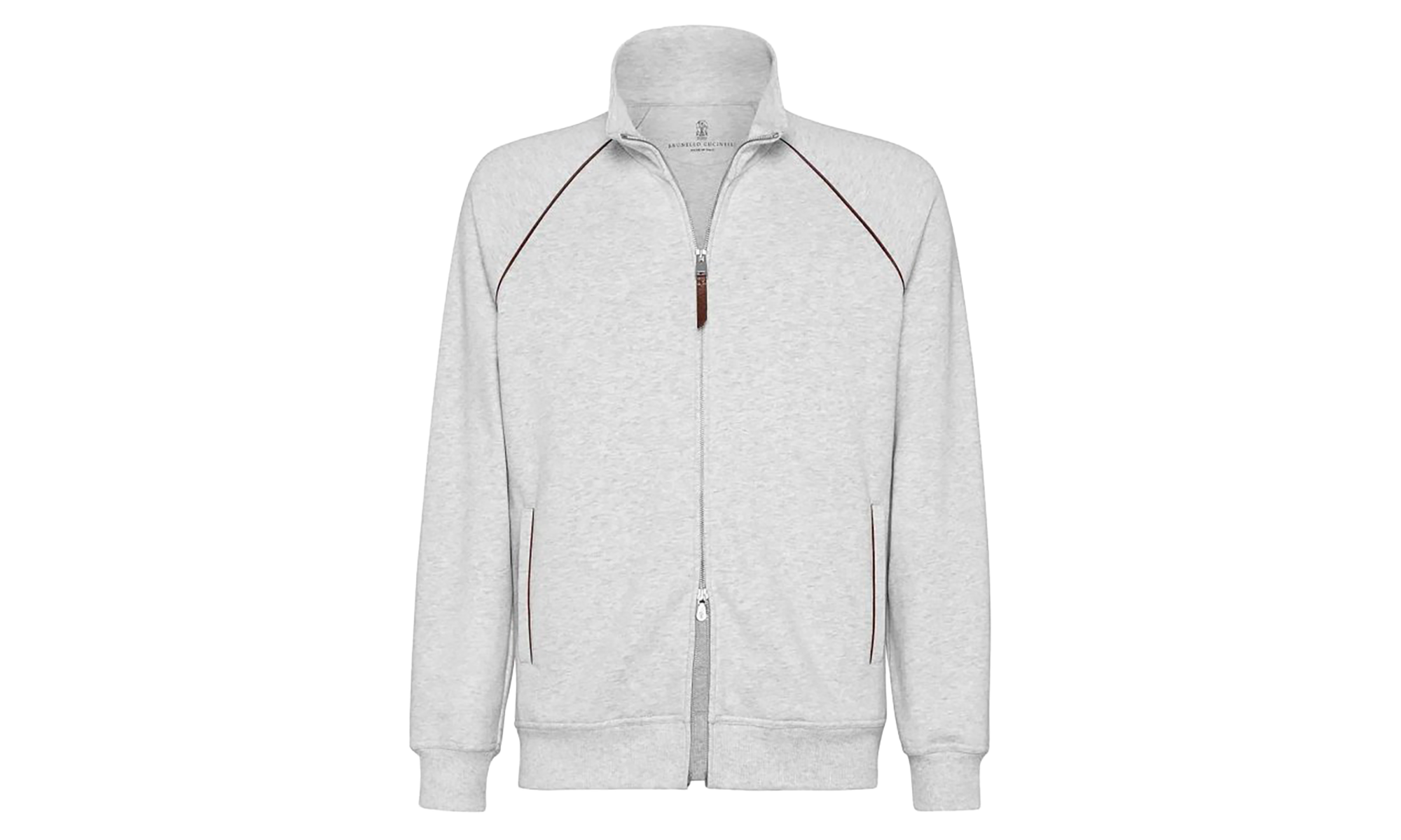 Zip-Up Track Jacket "Pearl" BRUN892
