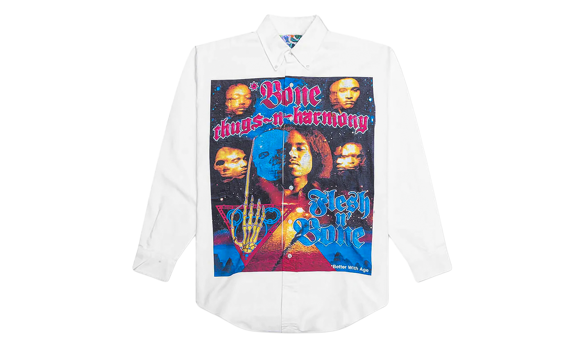 Crossroads Button Down Shirt "White" BWA278