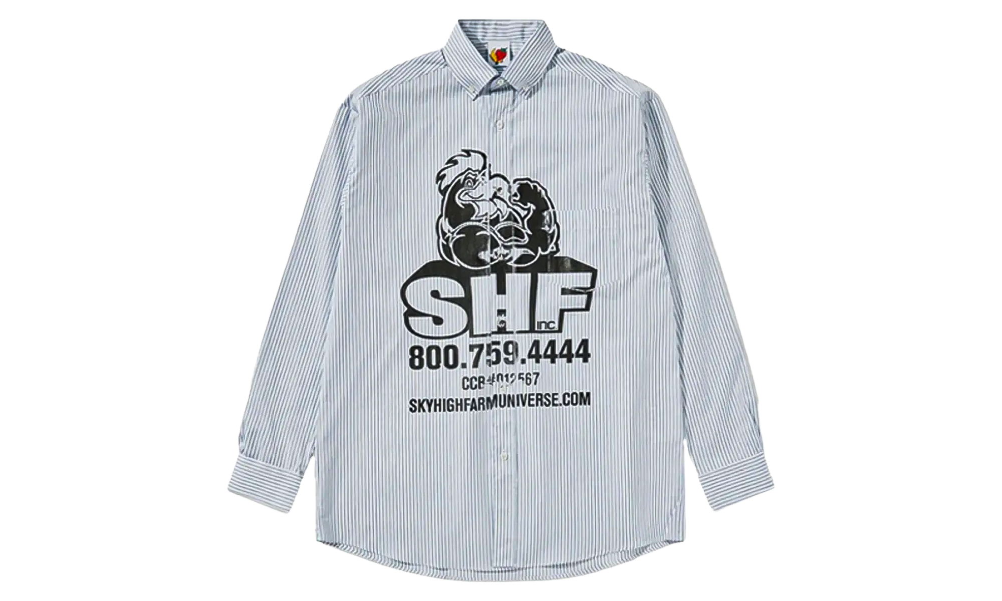 SHF Chicken Button Down Shirt "Blue" SHF05B005