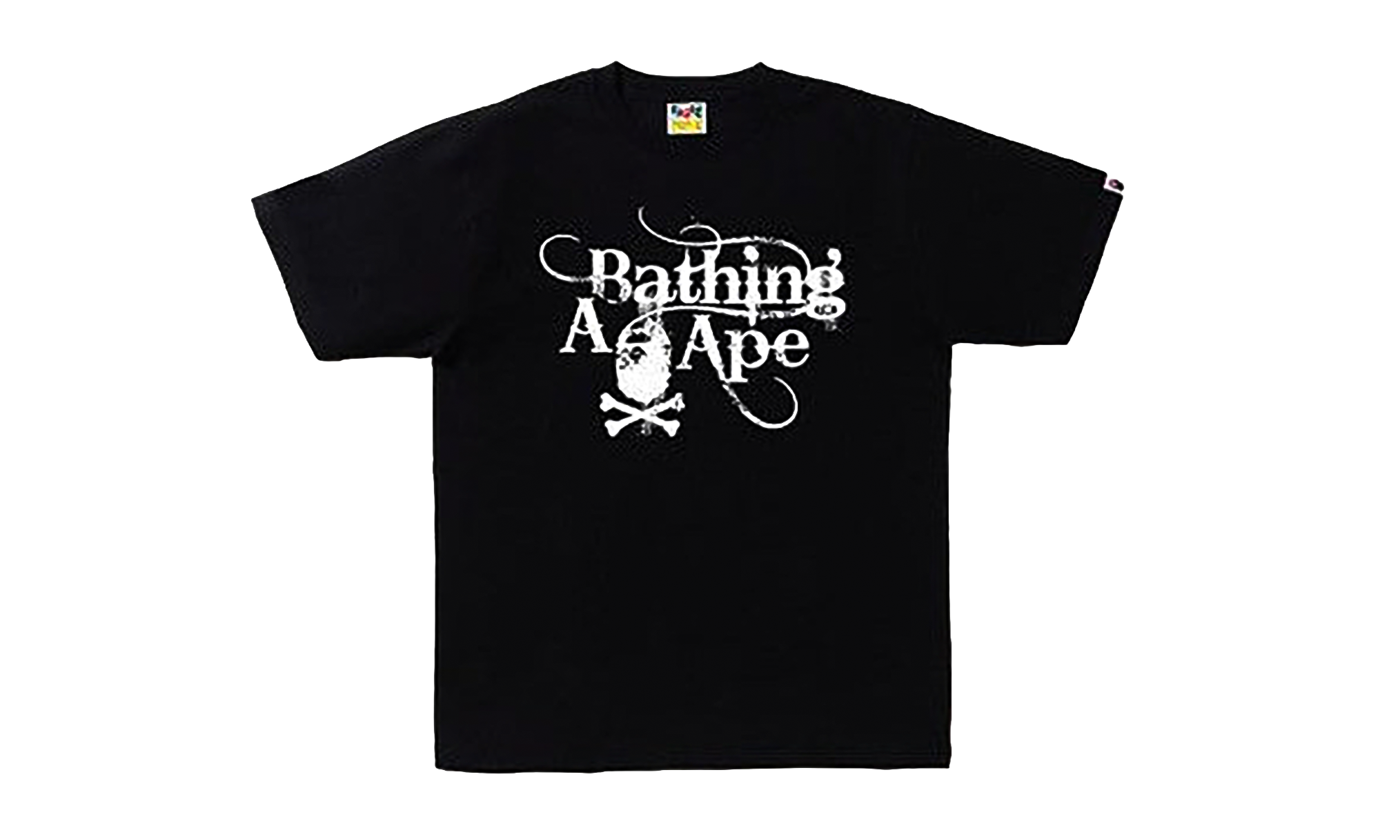 Ape Crossbone Stencil Tee "Black" 4I20110005 BLACK