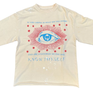 ASTRUM KNOW THYSELF TEE "BONE" AST018