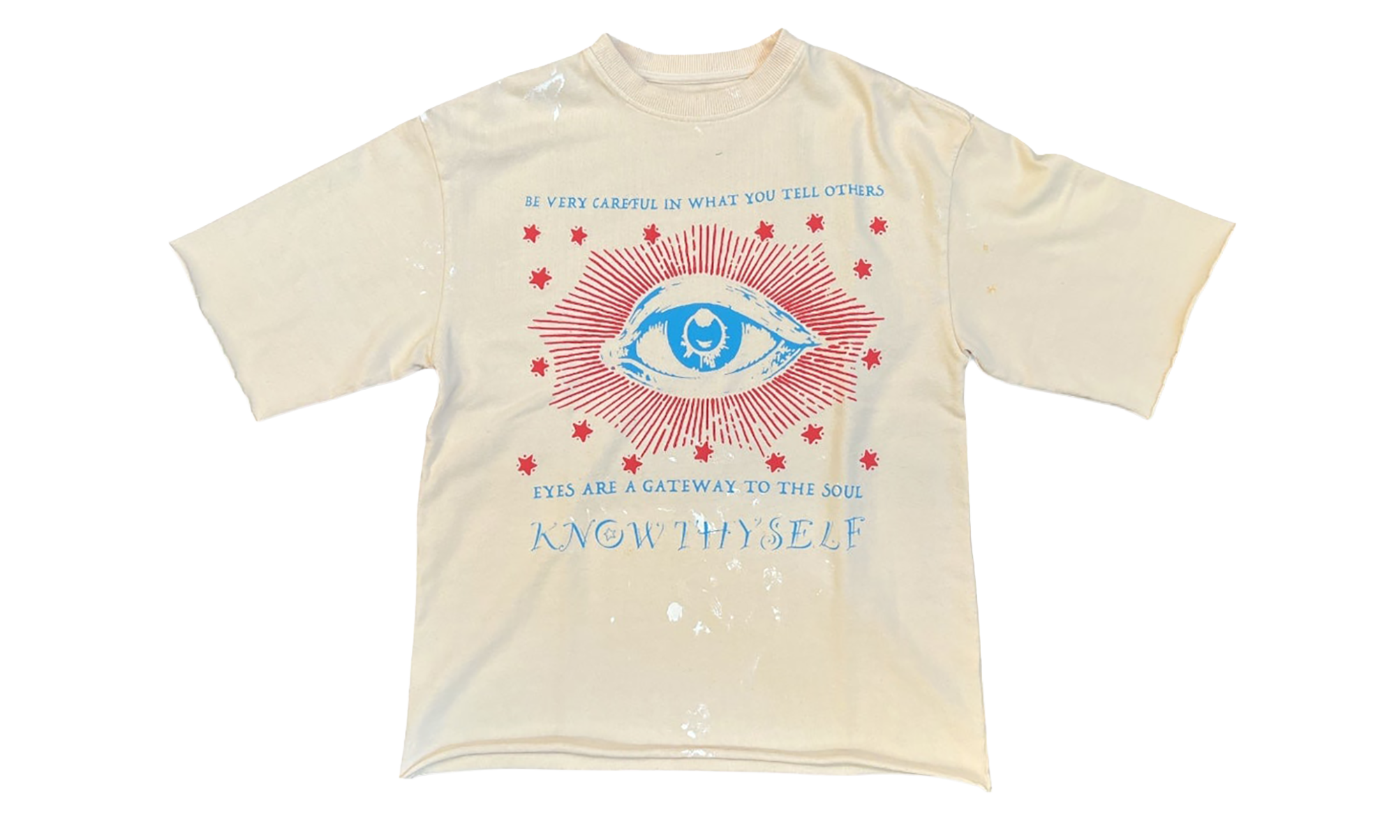 ASTRUM KNOW THYSELF TEE "BONE" AST018