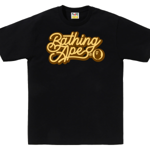 Bathing Ape Script Logo Tee "Black" BAPE089