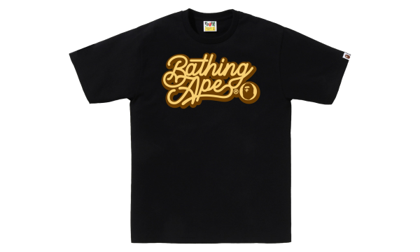 Bathing Ape Script Logo Tee "Black" BAPE089