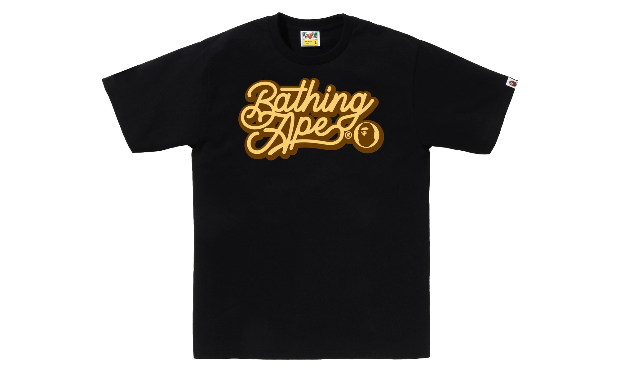 Bathing Ape Script Logo Tee "Black" BAPE089
