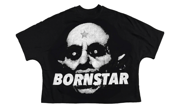 Bornstar Face Tee "Black" BS016