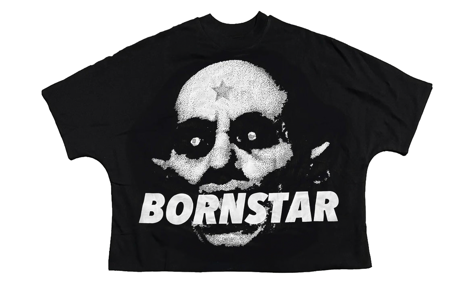 Bornstar Face Tee "Black" BS016