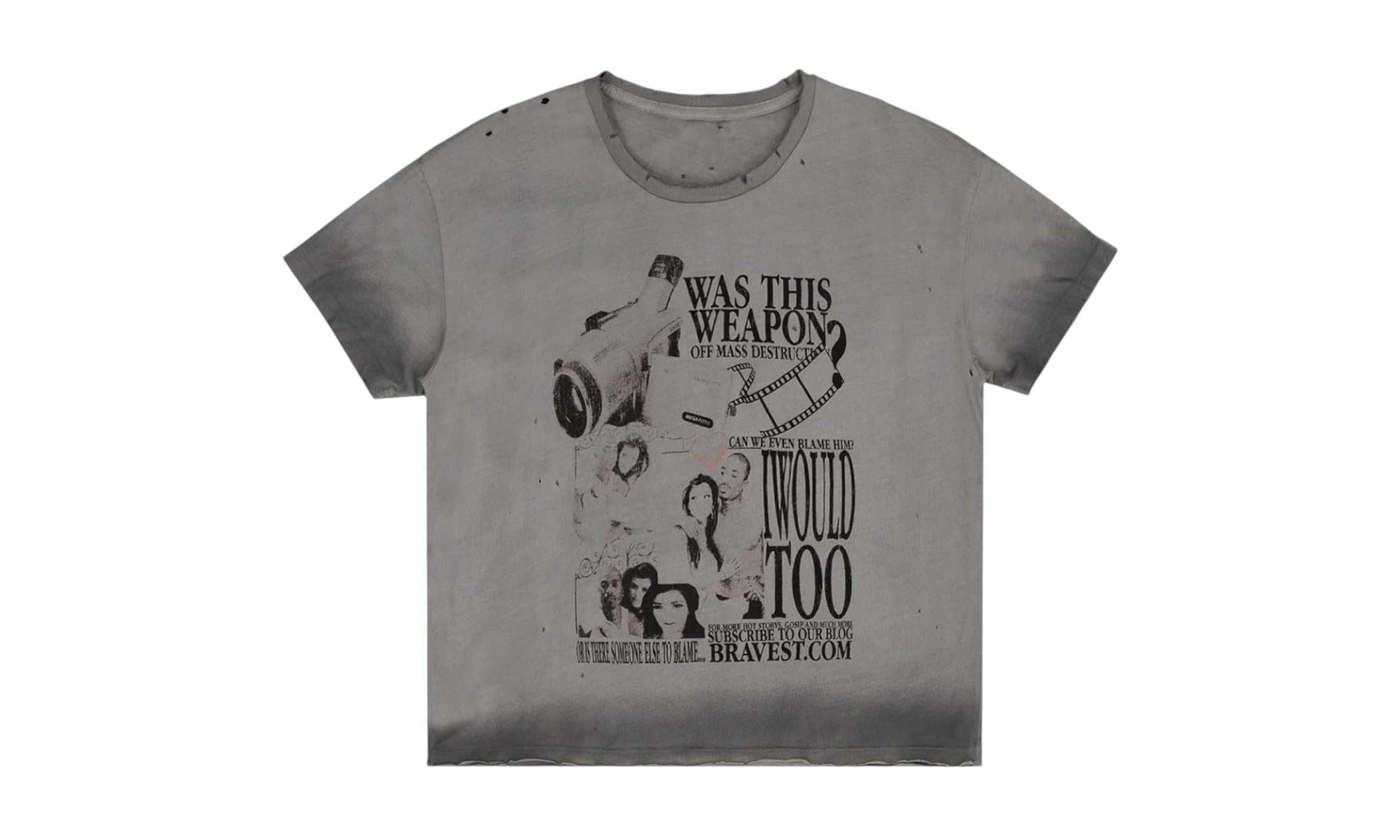 Camcorder Vintage Tee "Grey" BS57