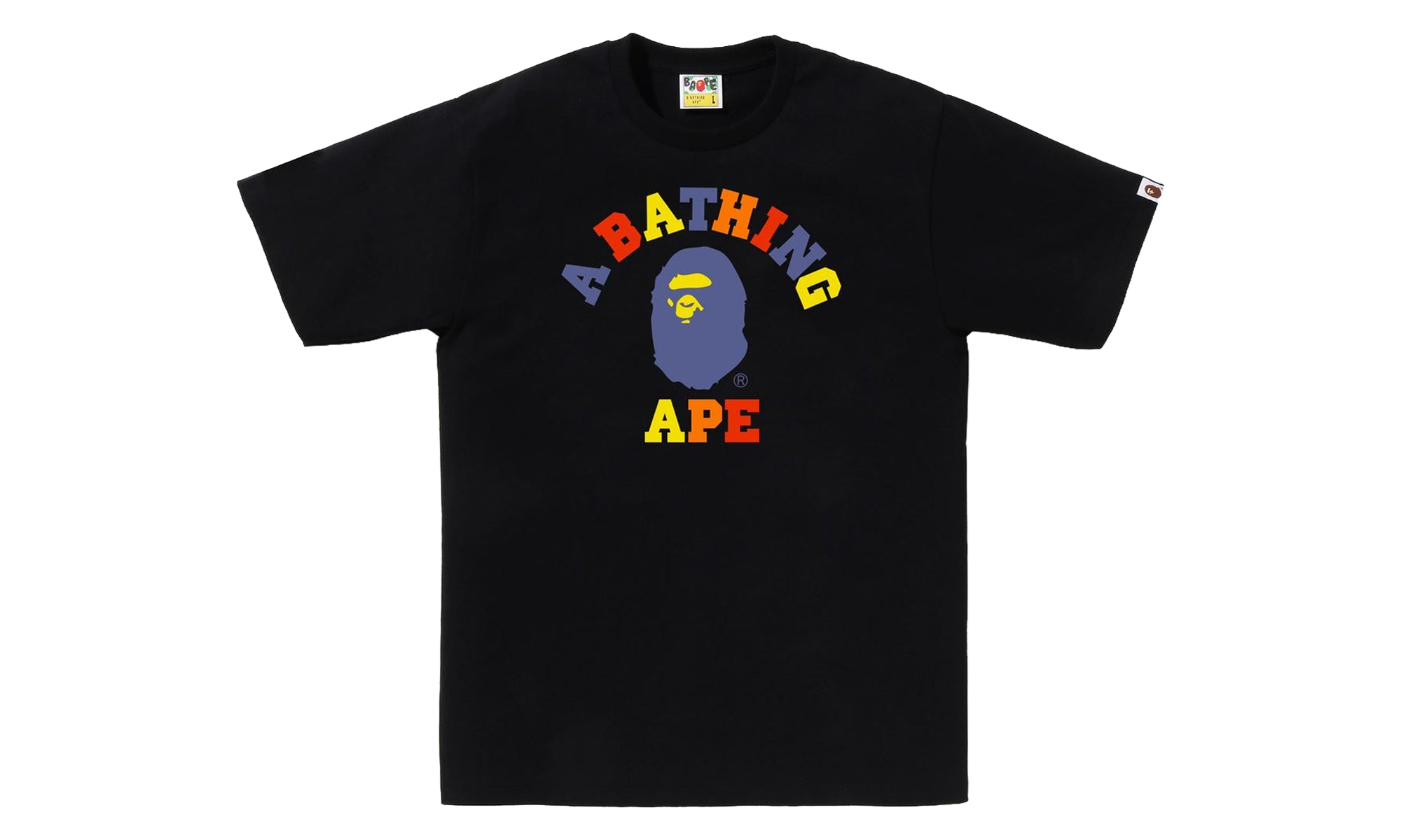 Colors College Tee "Black" BAPE093