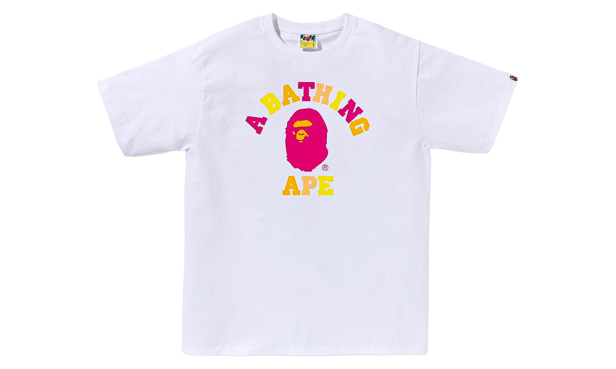 Colors College Tee "White" BAPE094