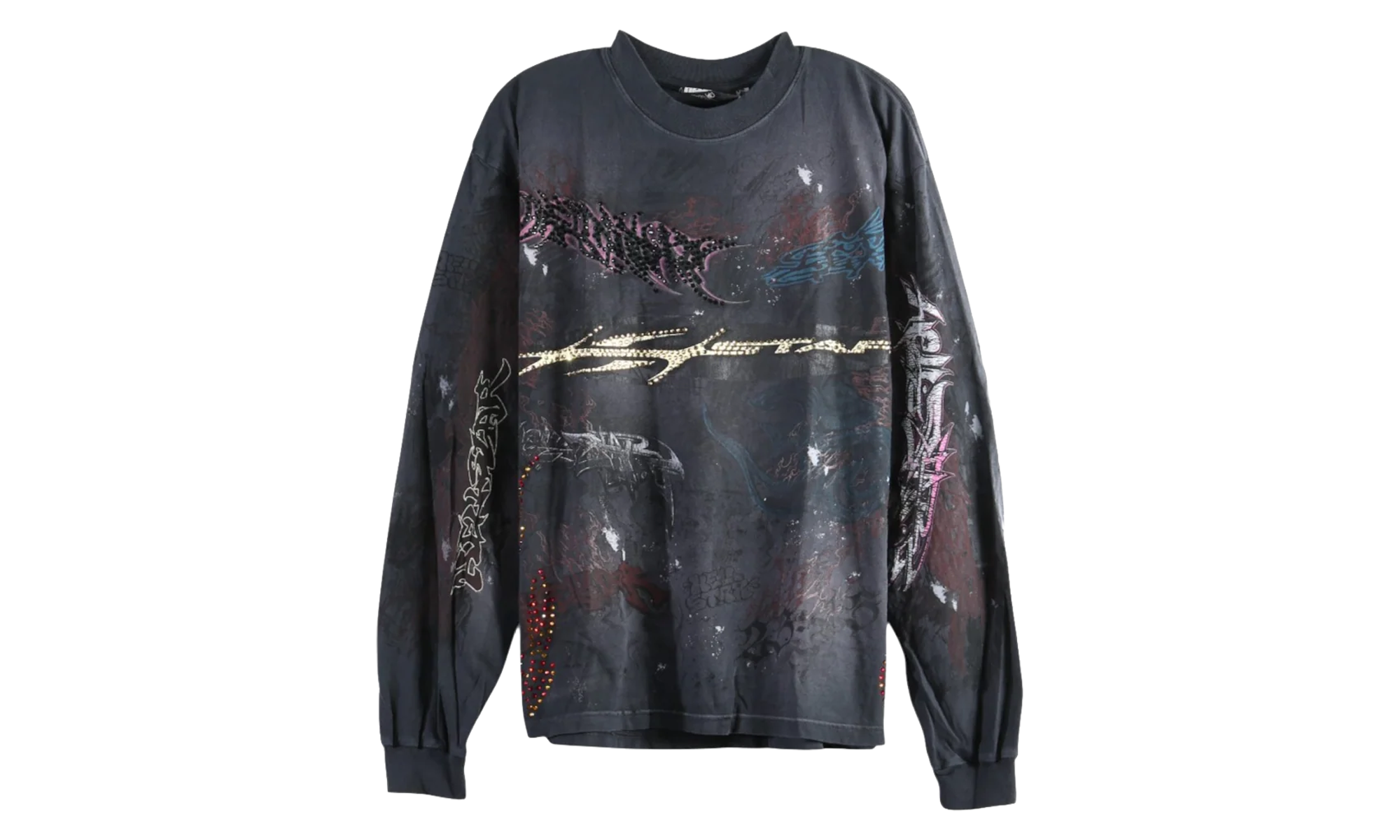 Crystal Long-Sleeve Tee "Black" HSR421