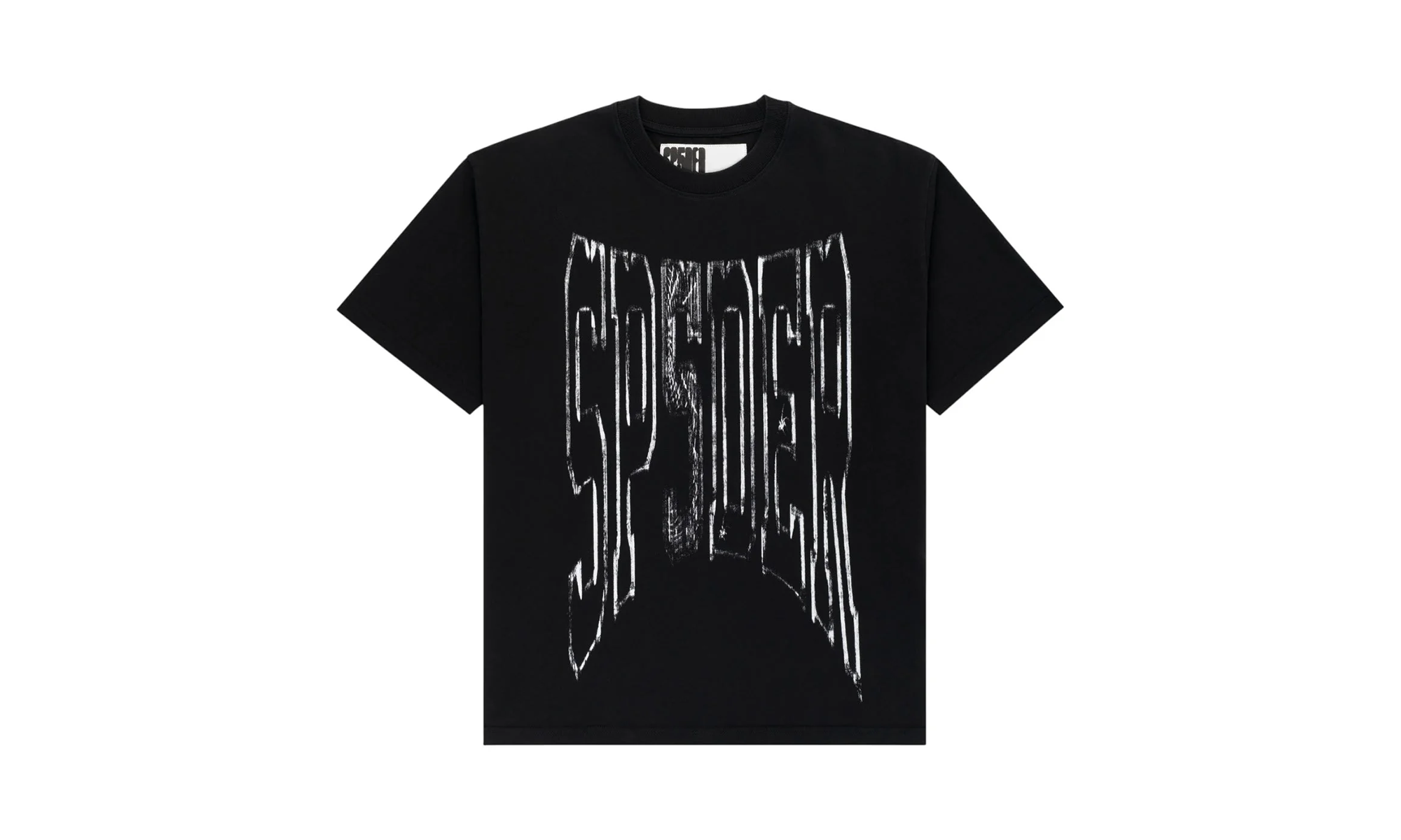 Diffused Collegiate Tee "Black" SP5DER002