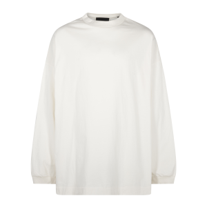 ESSENTIALS CORE L/S TEE "CLOUD DANCER" 125BT232011F