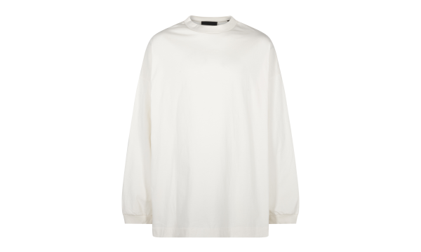 ESSENTIALS CORE L/S TEE "CLOUD DANCER" 125BT232011F