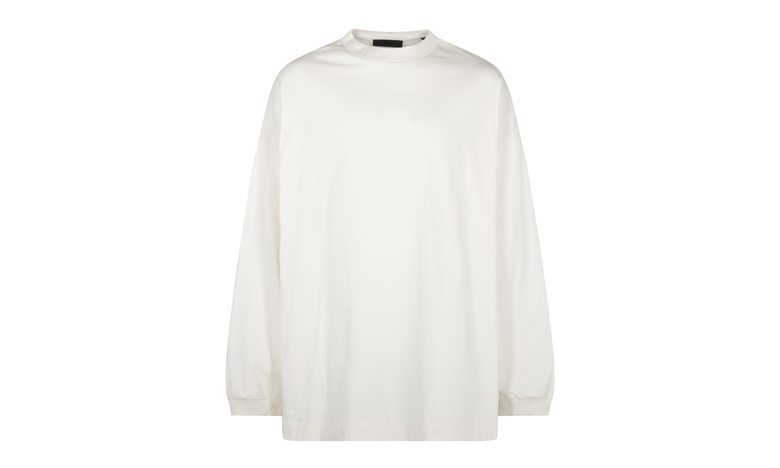 ESSENTIALS CORE L/S TEE "CLOUD DANCER" 125BT232011F