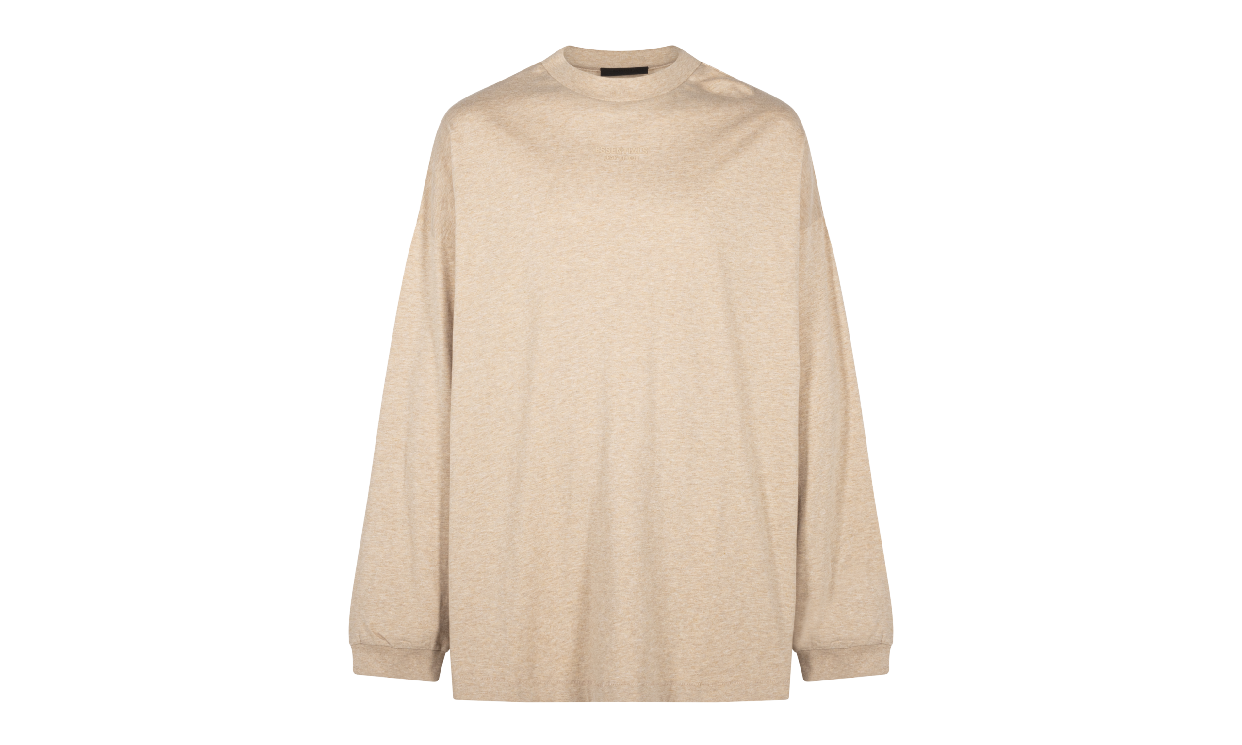ESSENTIALS CORE L/S TEE "GOLD HEATHER" 125BT232013F