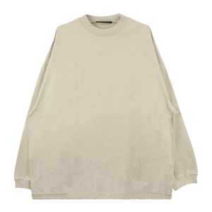 ESSENTIALS CORE L/S TEE "SILVER CLOUD" 125BT232012F