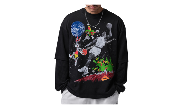 Flight Space Jam Tee "Black" IX4741 010