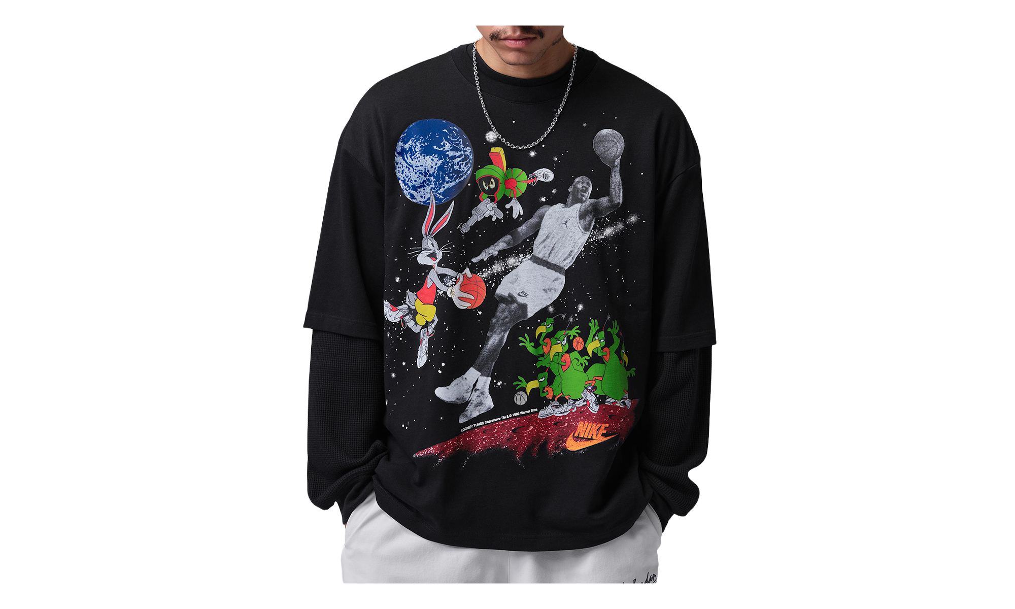 Flight Space Jam Tee "Black" IX4741 010