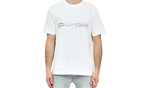 Heavyweight Script SS Tee "White" P117 HWLS425