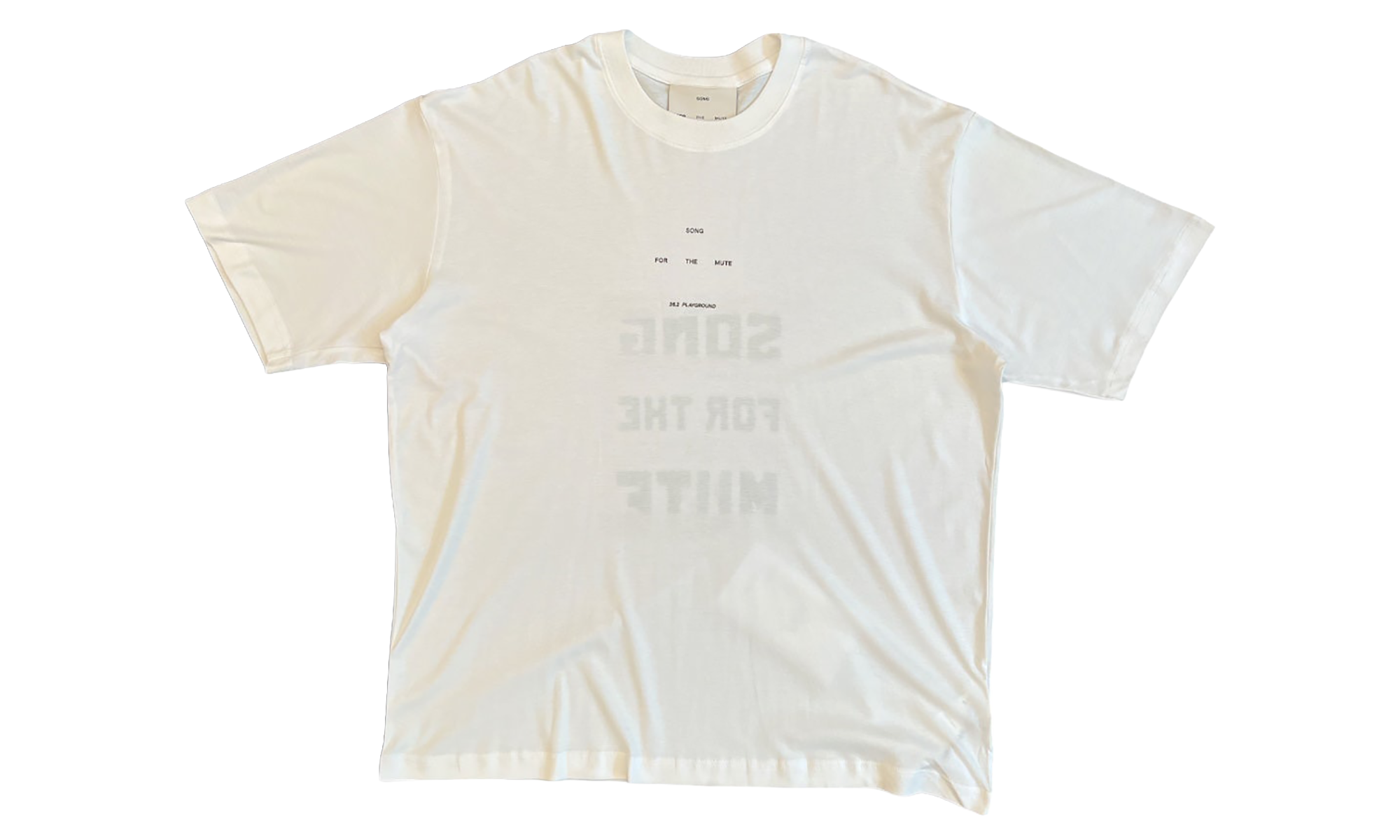 Logo Oversized Tee "White" 262_MTS018P1_LUXEWHT