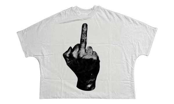 Middle Finger Tee "White" BS015