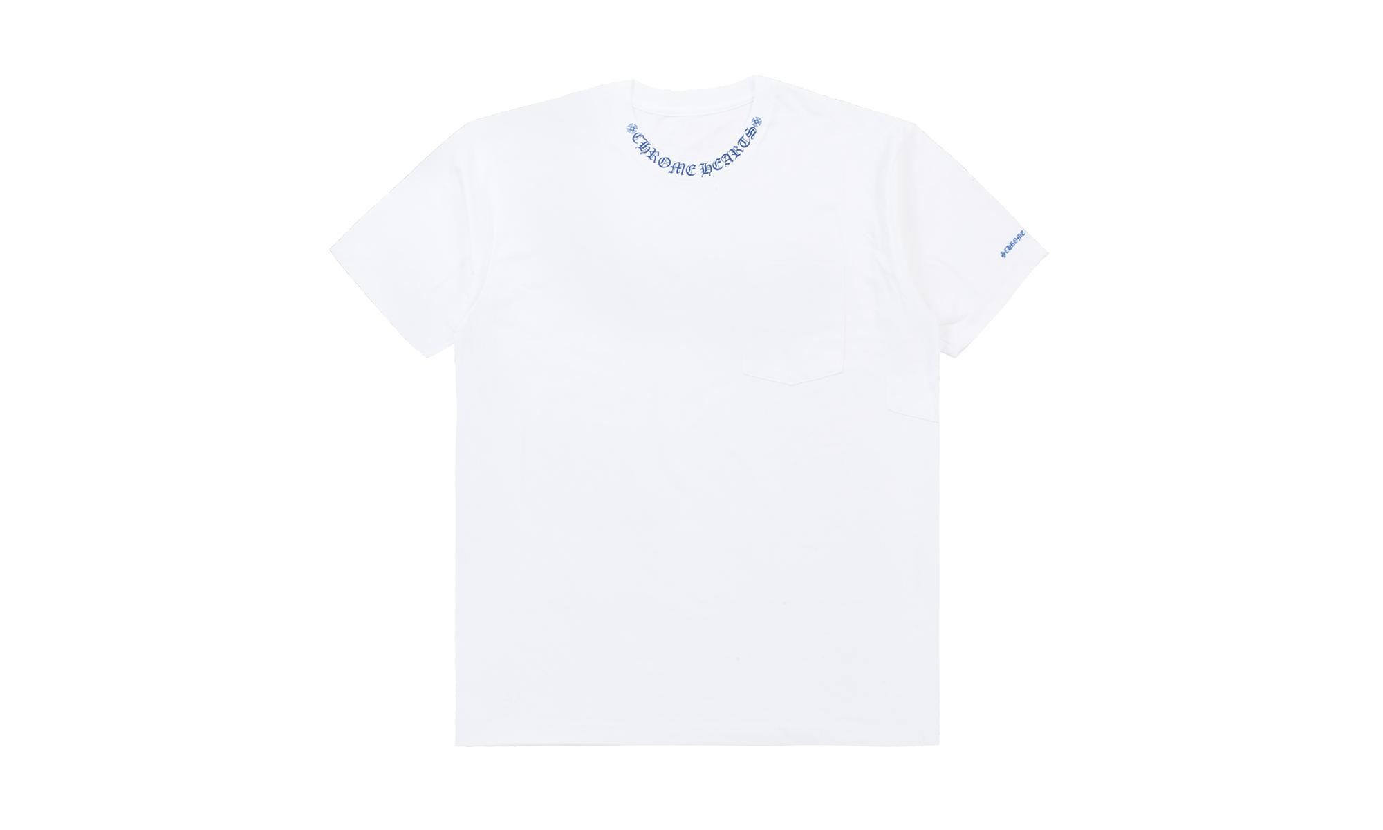Neck Logo Tee "White / Blue" CHRM0116