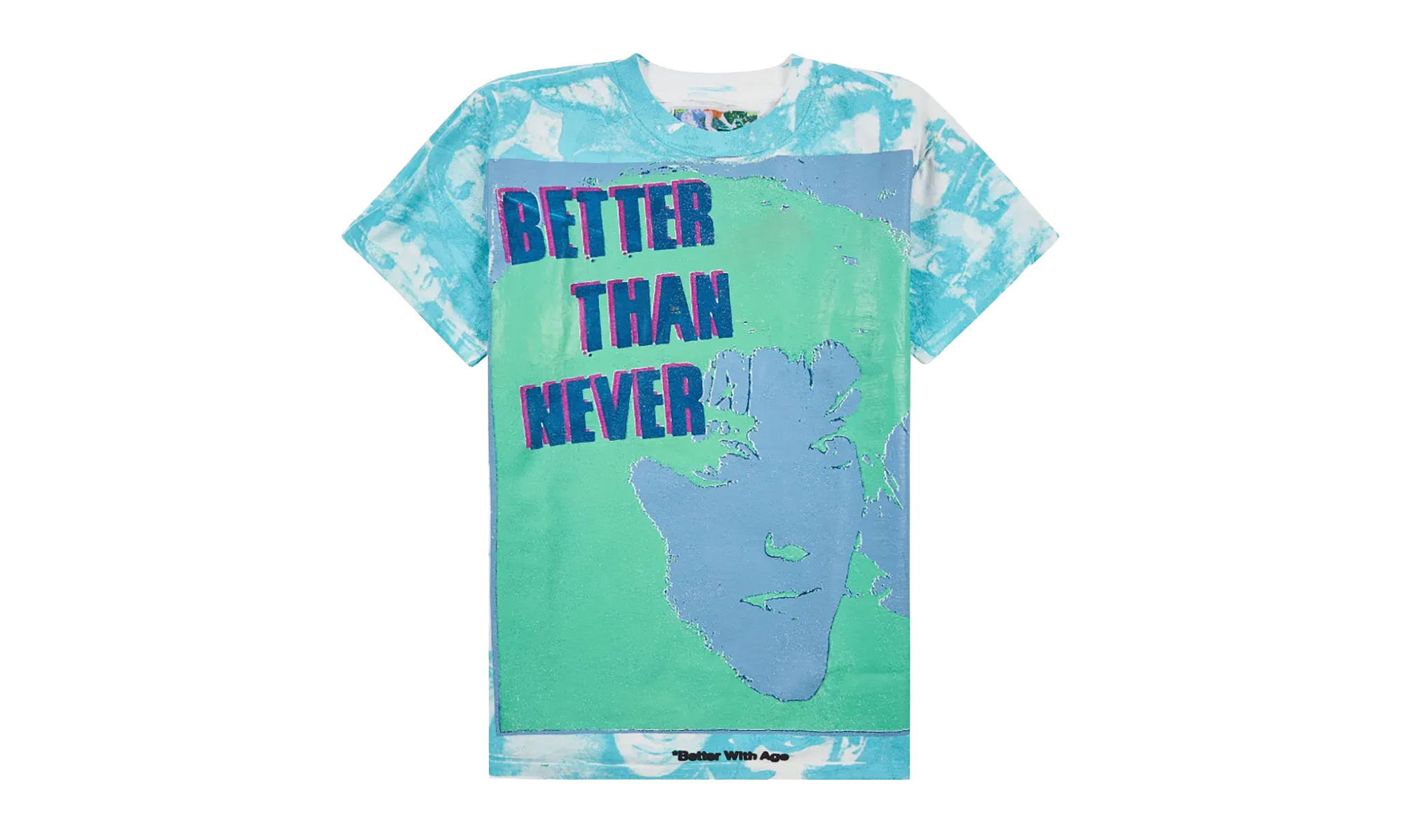 Never All Over Print Tee "Blue" BWATSNEV