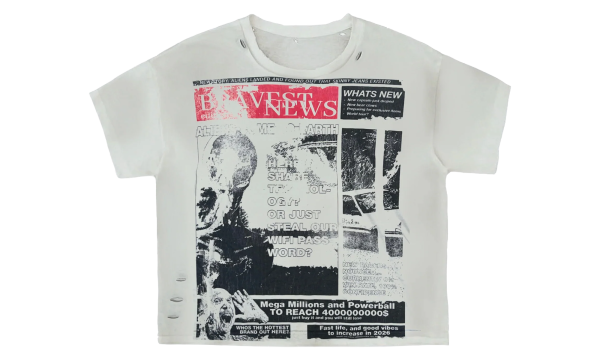 Newspaper Tee "Grey" BS169