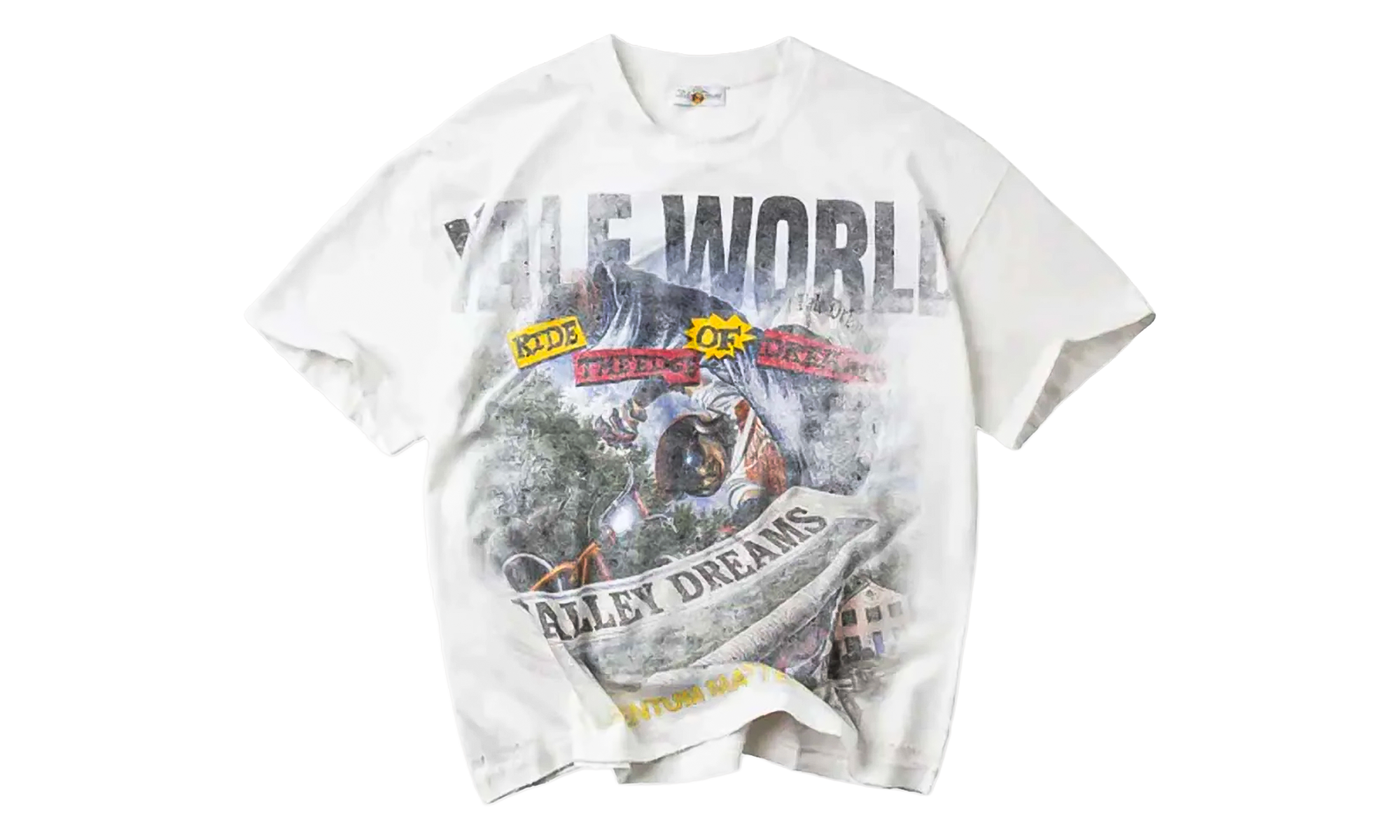 Newspaper Tee "White" VAL332