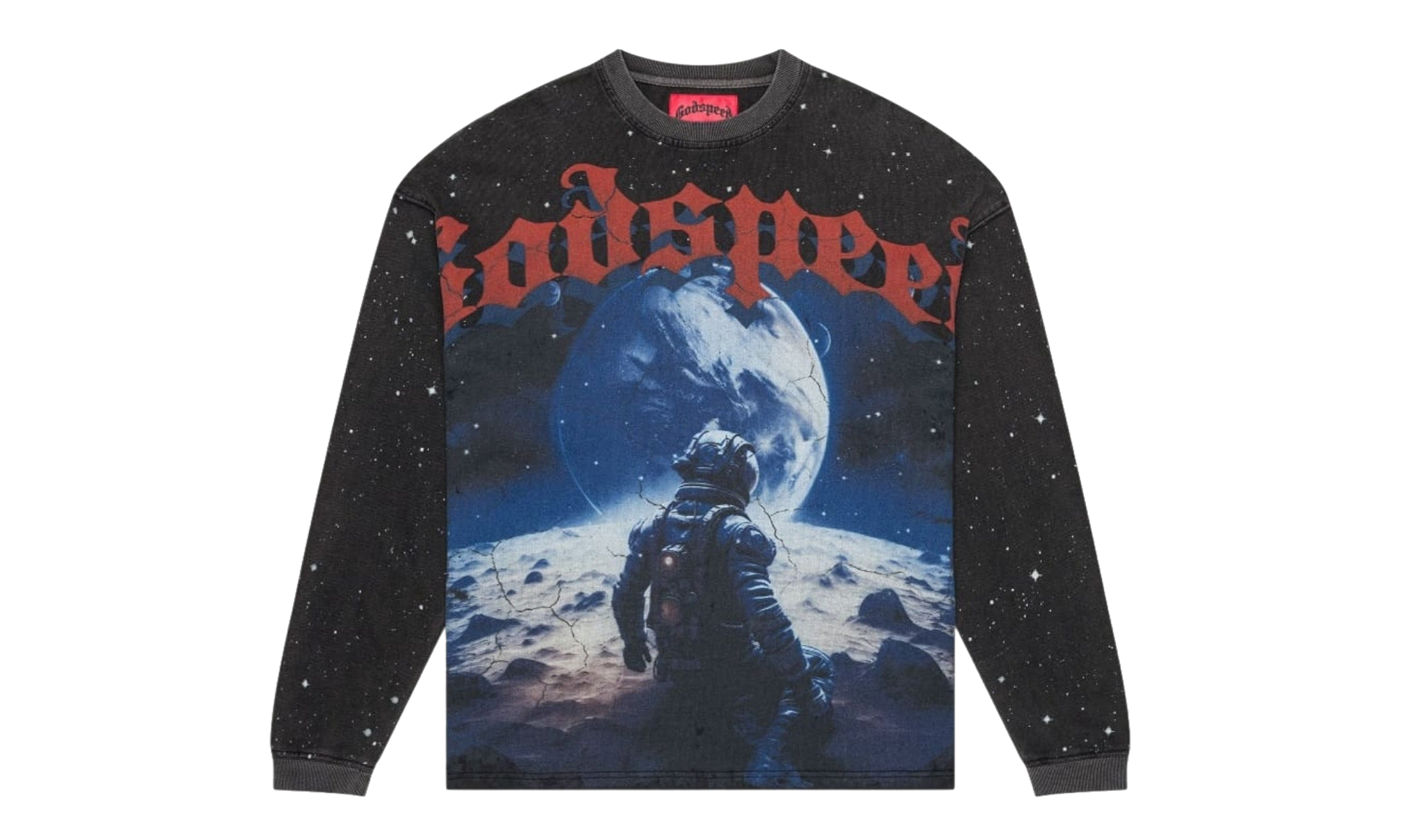 No Looking Back LS Tee "Black Wash" GS031