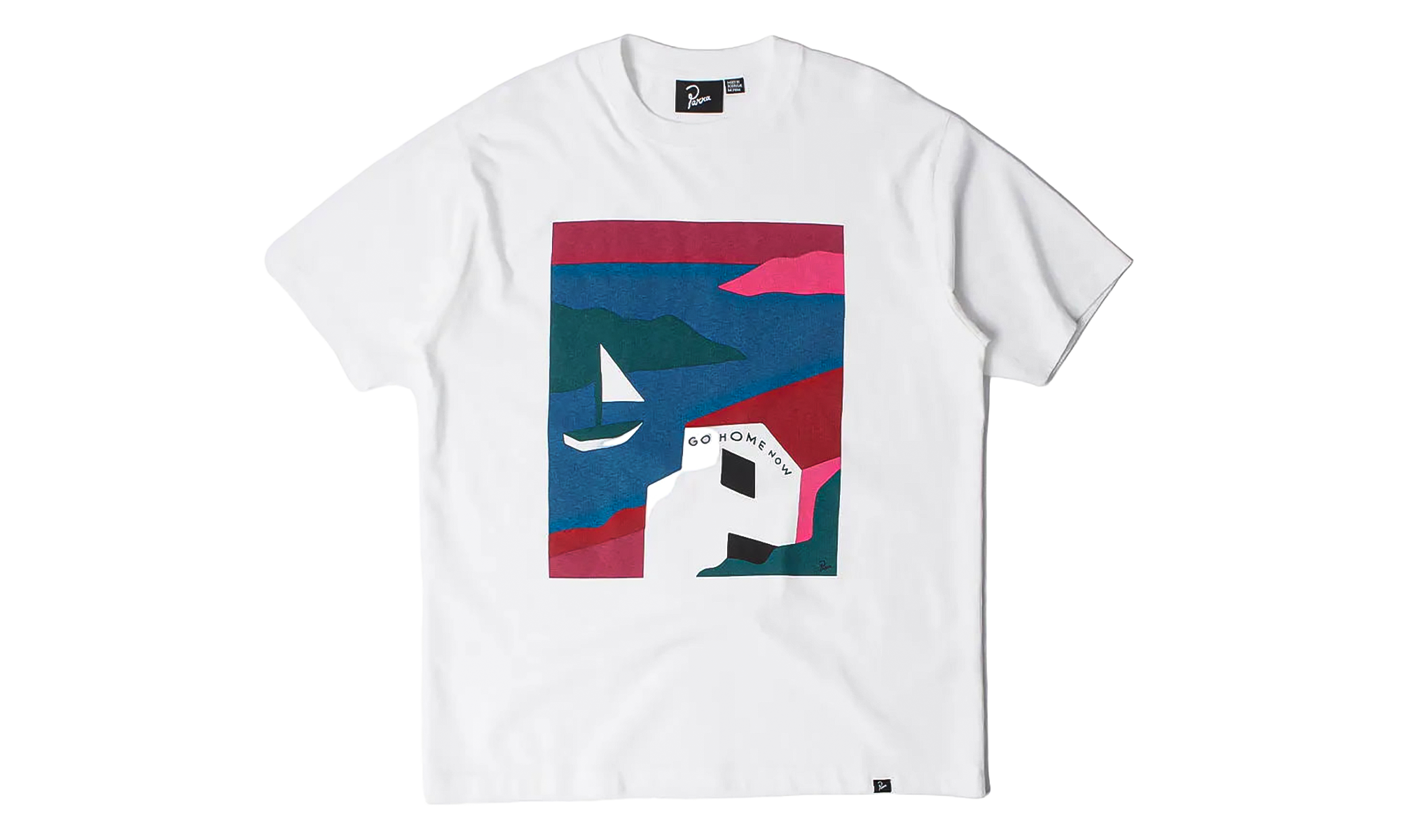 No Vacation SS Tee "White" 56105