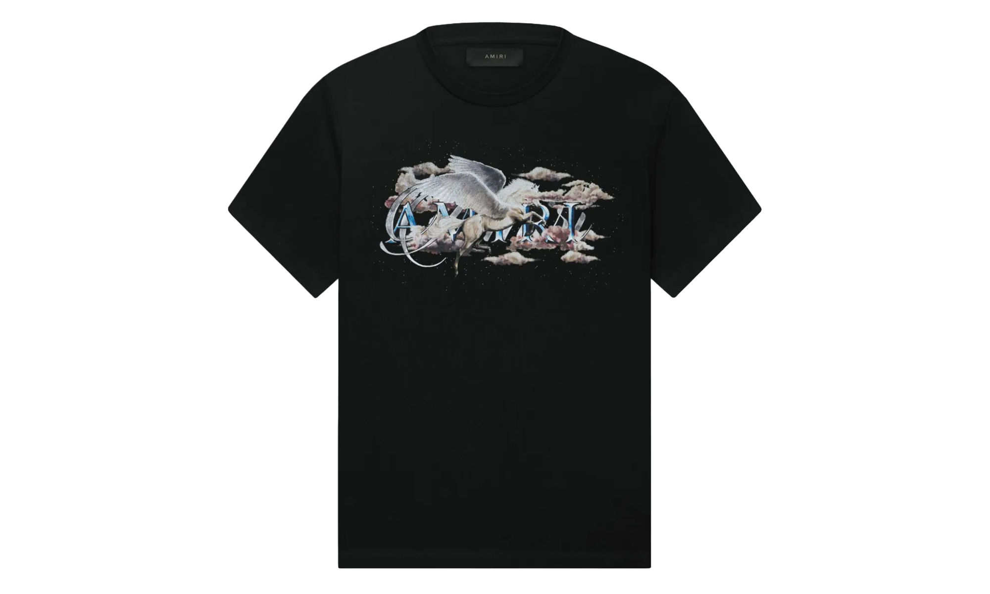 Pegasus Script Logo Tee "Black" SS23MJG015 001