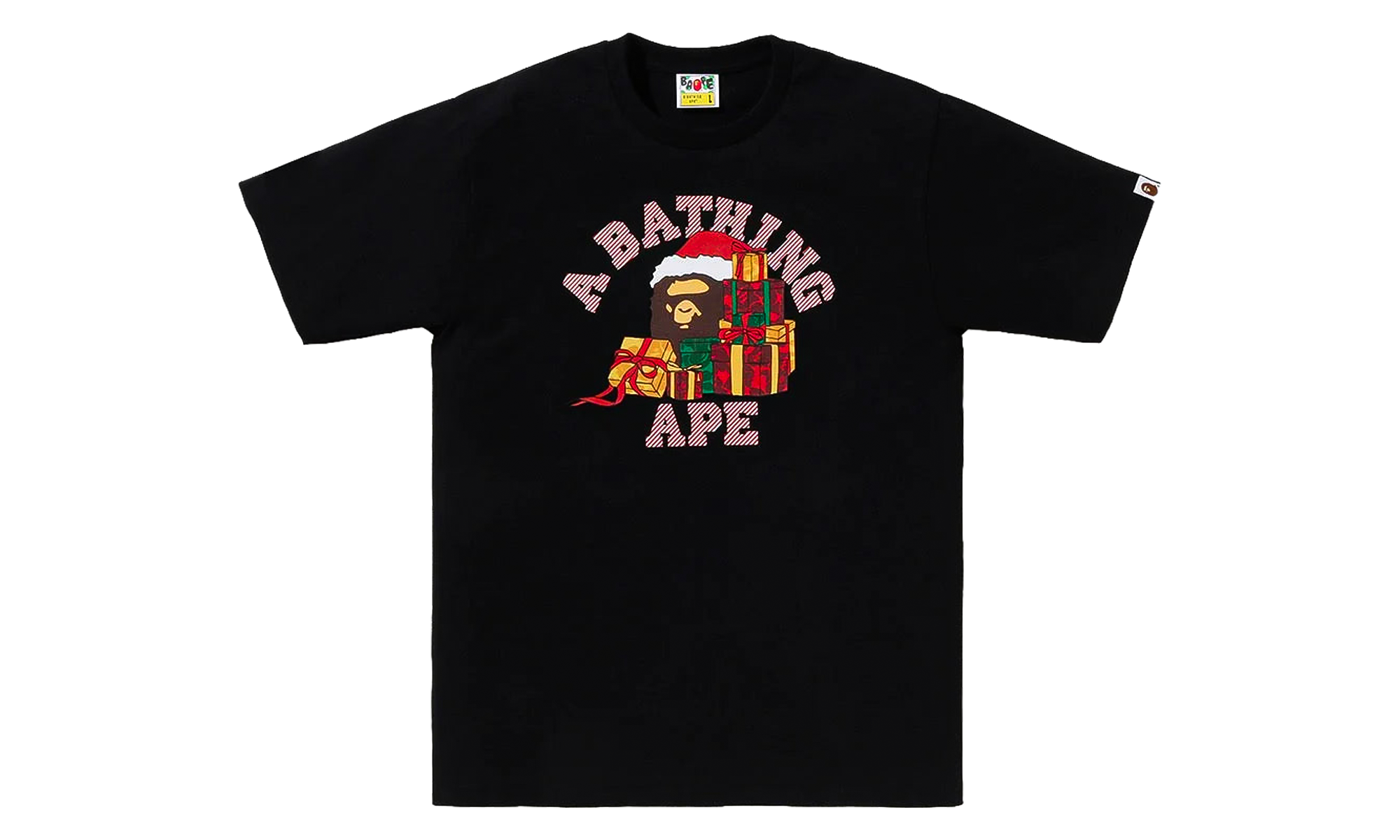 Present Box College Tee "Black" 001TEL701008FBLK