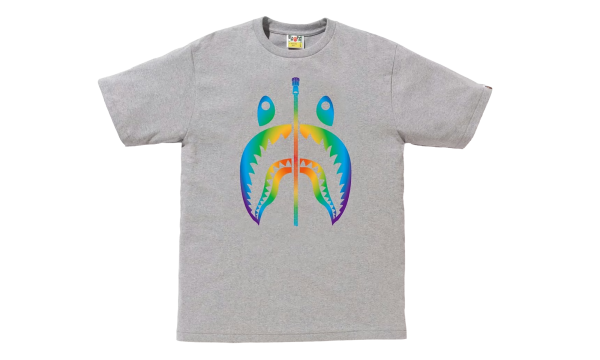 Rainbow Shark Tee "Grey" BAPE010