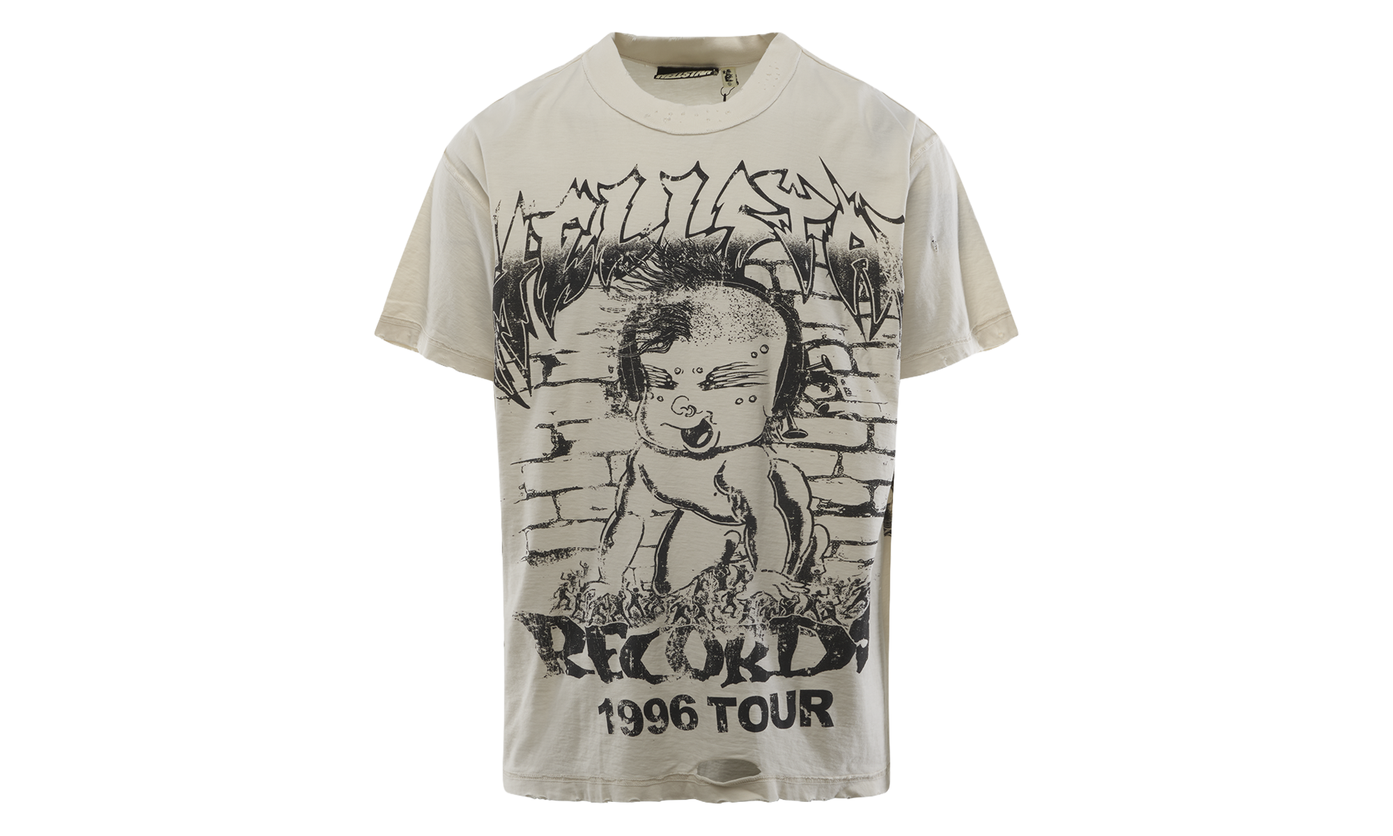 Record Baby Tee "White" HSR393