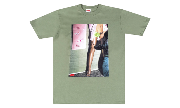 S Shaved Logo Tee "Light Olive" SU28596