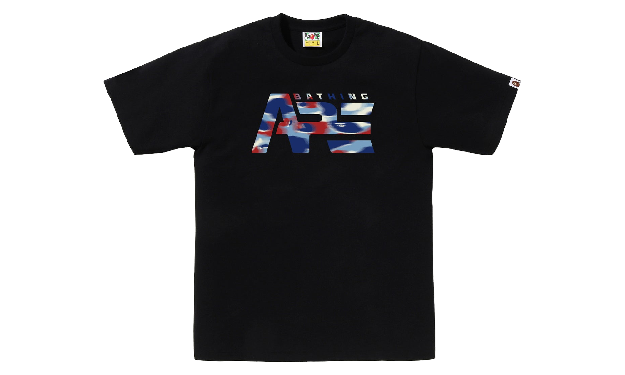 Screen Camo Tactical Logo Tee "Black" BAPE111