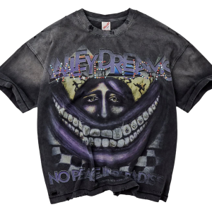 Smiley Face Tee "Black" VAL367