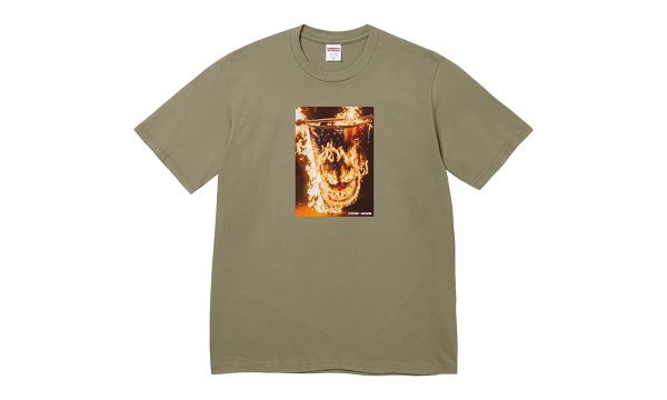Spitfire® Flag Tee "SS26 - Light Olive" SU27882