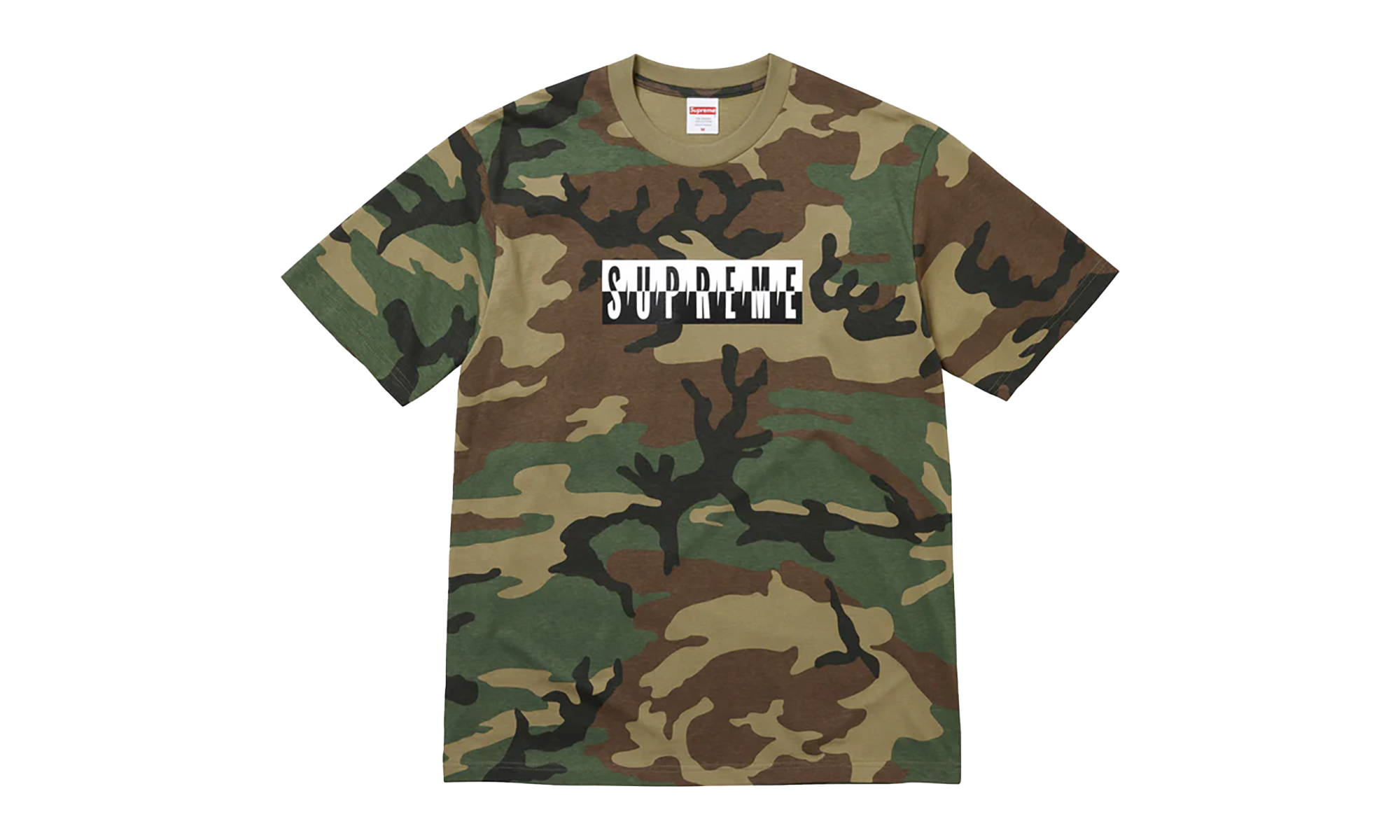 Split Tee "FW25 - Woodland Camo" SU26149