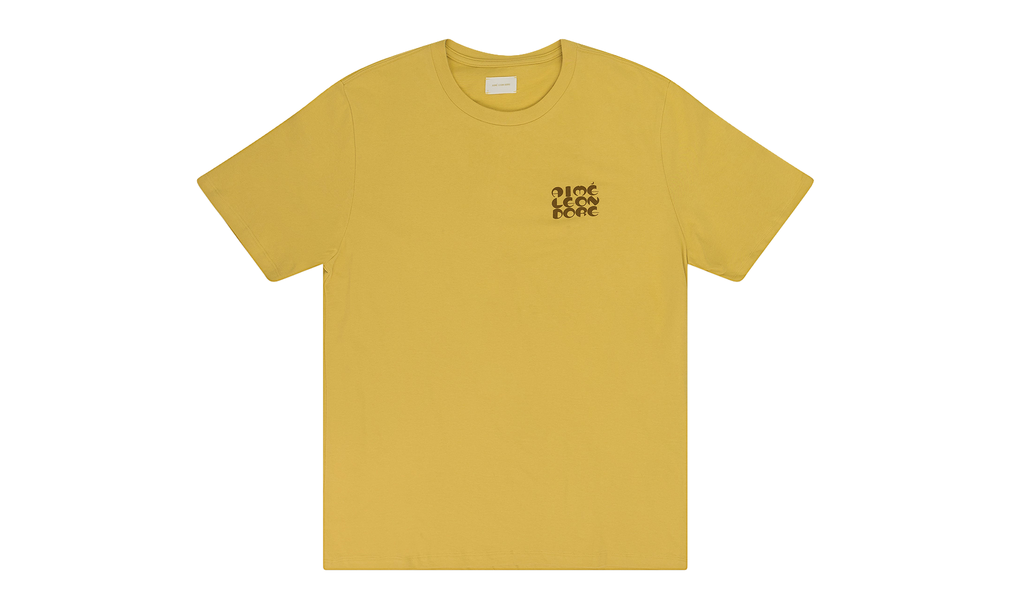 Stacked Logo Tee "Ochre" FW23CT005 OCHRE