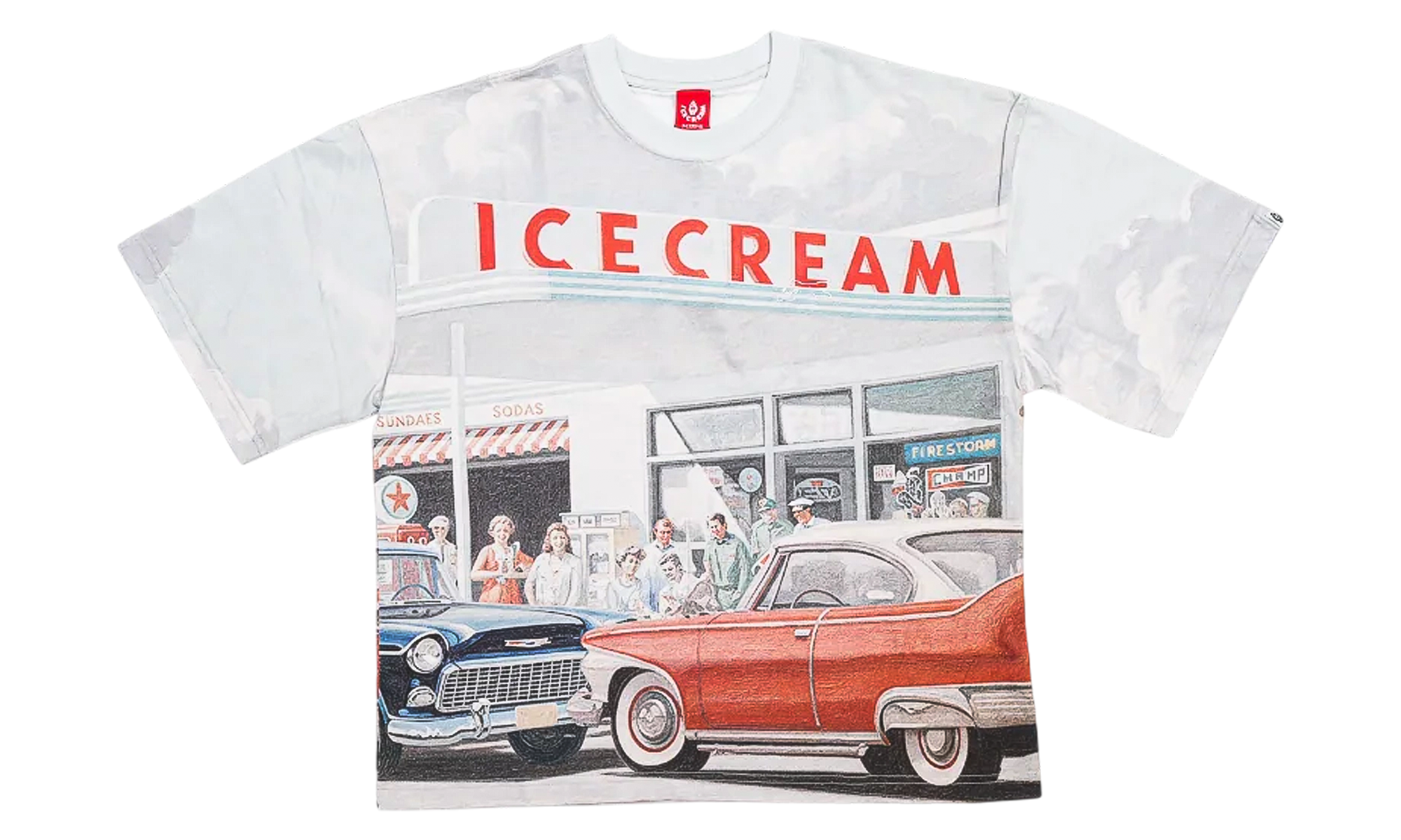 Storefront Knit Tee "White" 461 7314 WHIT