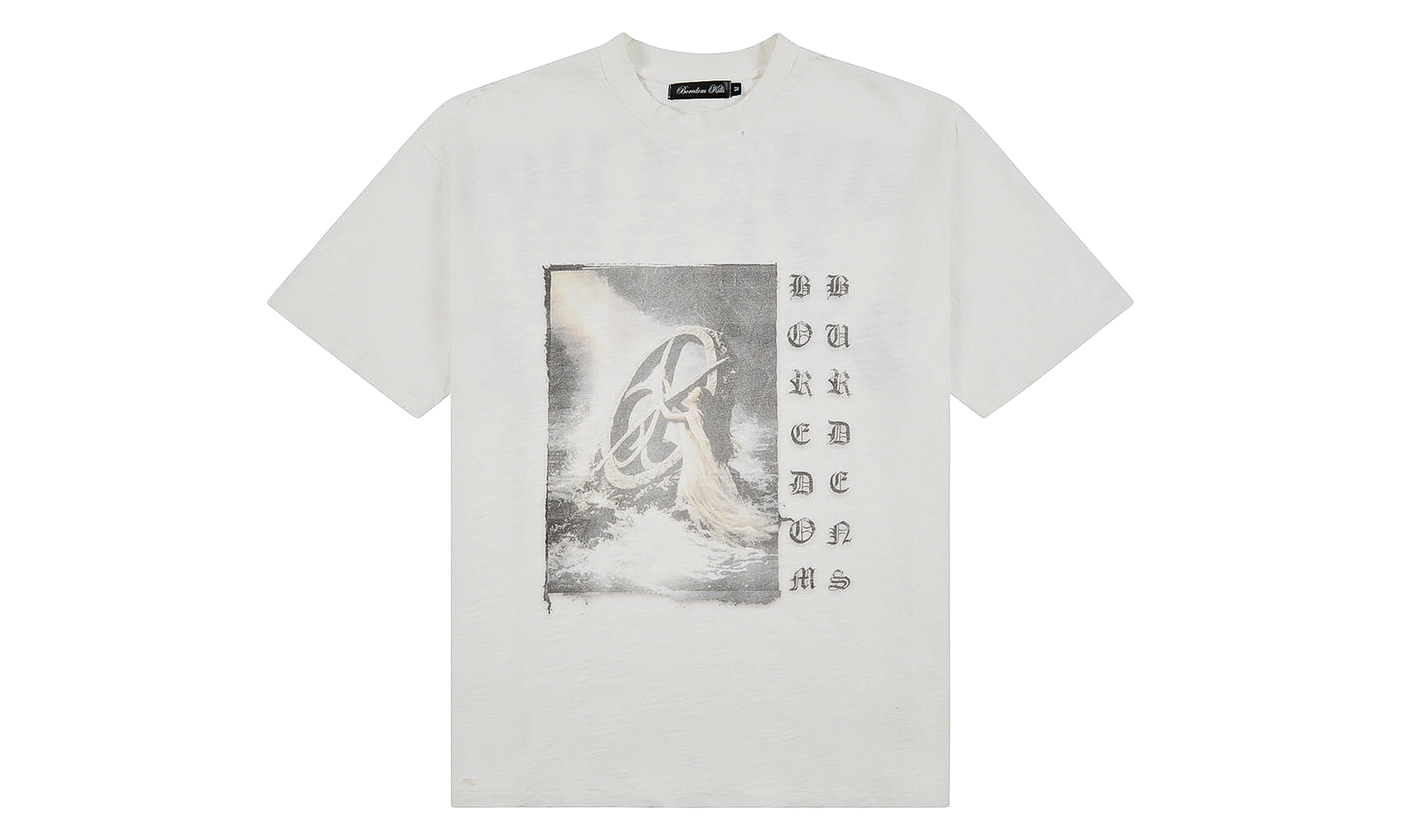 Washed Up Tee "White" BK038