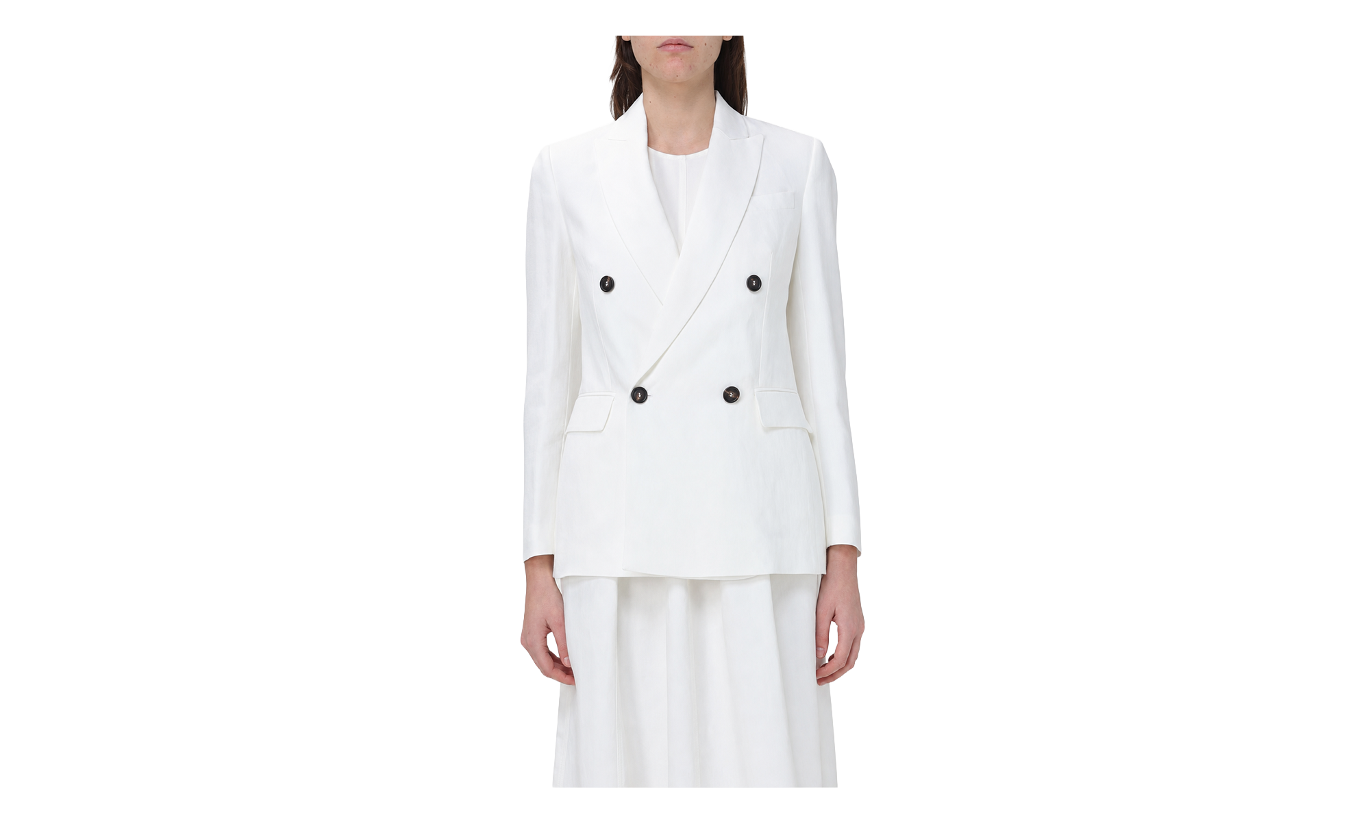 Breasted Jacket WMNS "White" BRUN2596