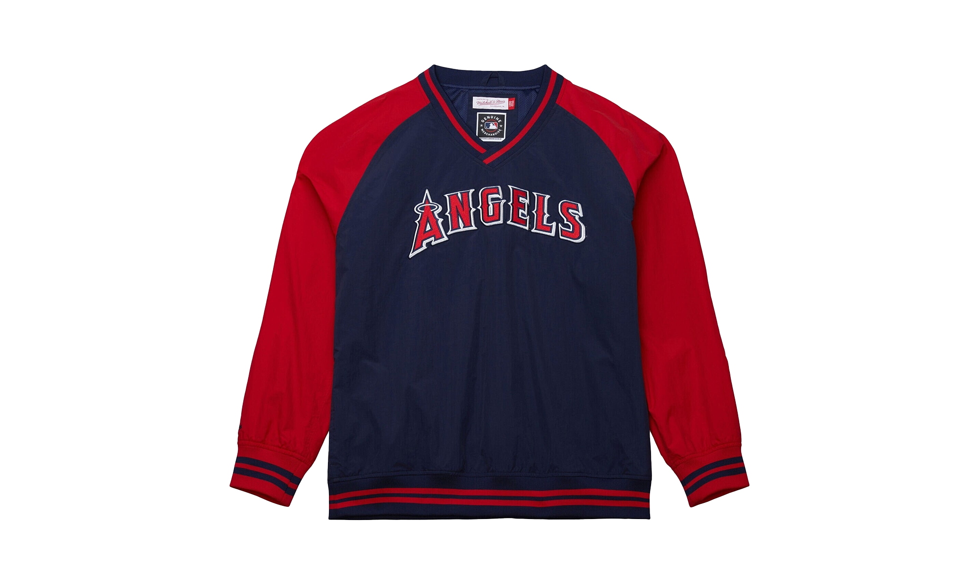 Nylon Pullover Current Logo "MLB Angels" JK10793 LAANAVY