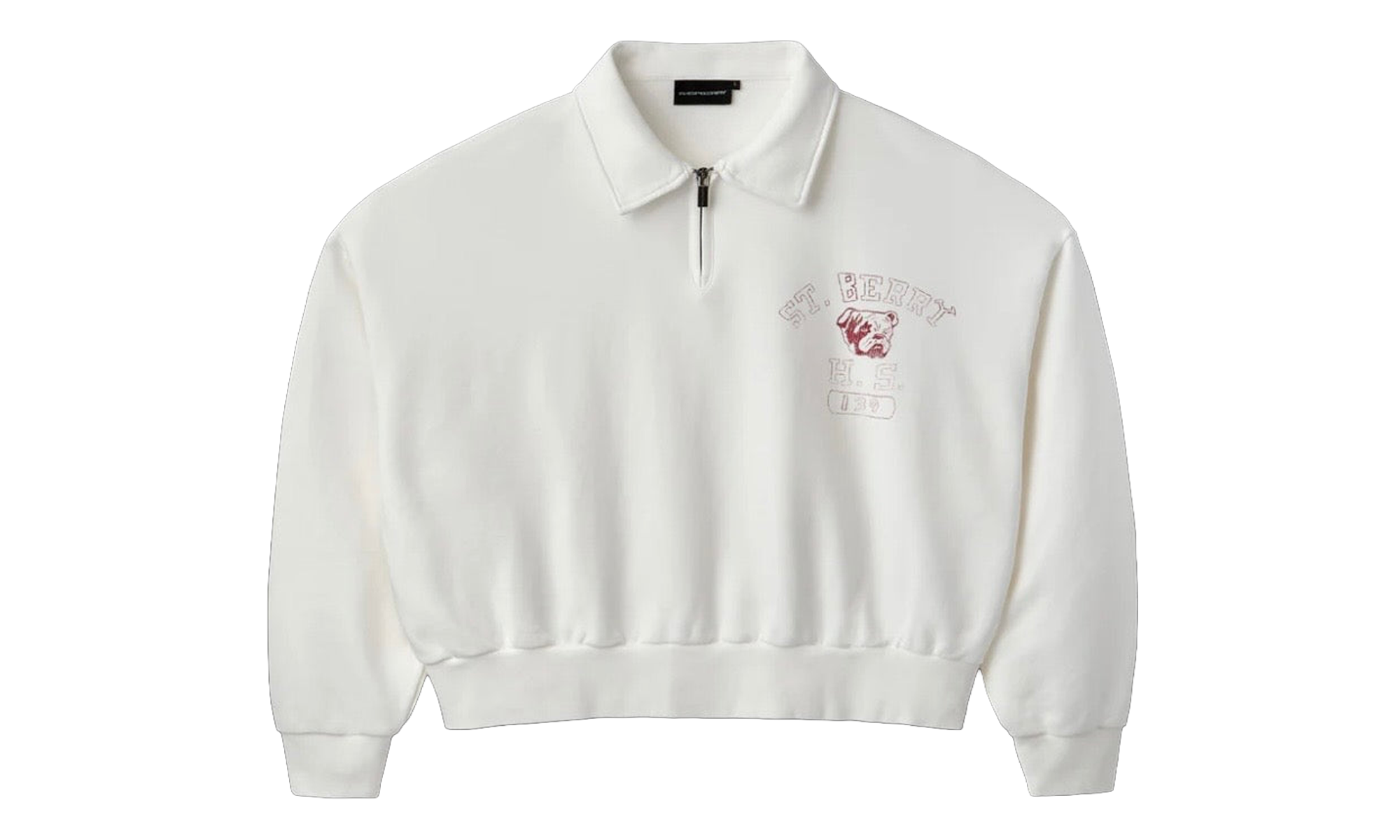 RB Half Zip Pullover "White" GV051