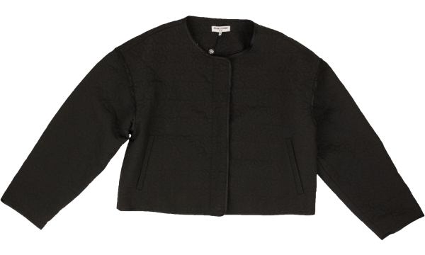 SOLID QUILTED JACKET "Black" R20AOL11170